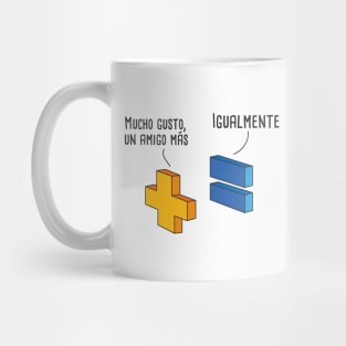 Un Amigo Más Spanish Pun Mug